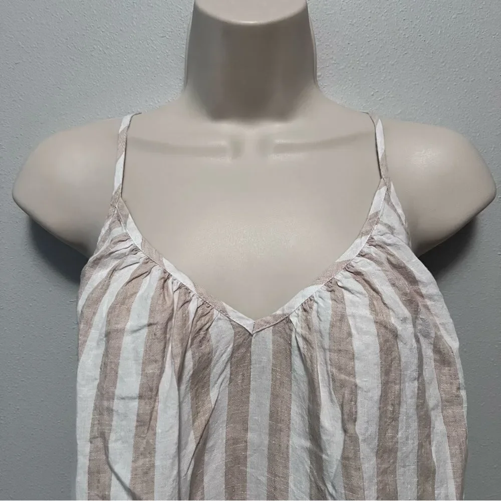 Vineyard Vines Linen Cross Back Coverup Dress Size M